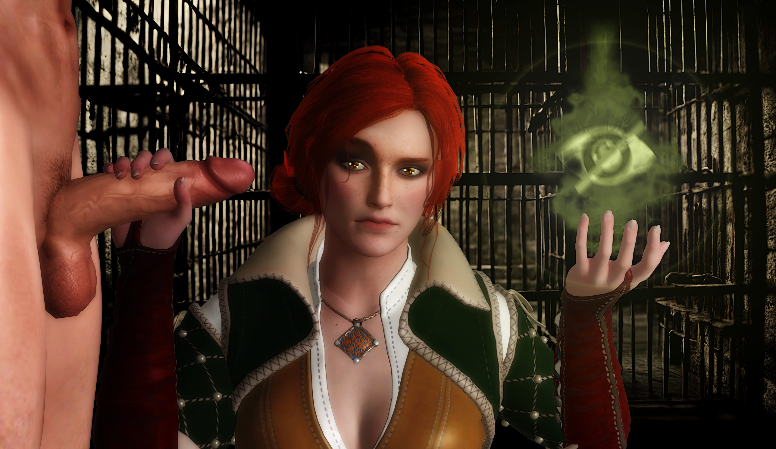 Triss dans la cellule
